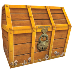 Teacher Created Resources Treasure Chest, 9-1/2" x 8" x 8-1/2", Multicolor, Total Qty 1