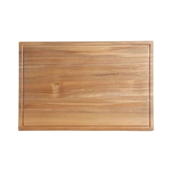 Kenmore Elite Kenosha Acacia Wood Cutting Board With Groove Handles, 29", Brown