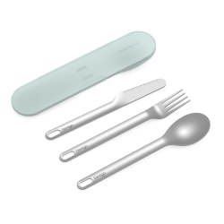 Bentgo Stainless Steel Utensil Set, Aqua