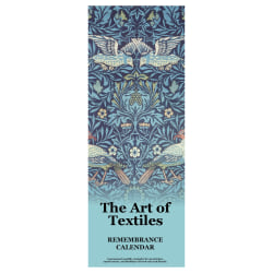 Retrospect Boxed Remembrance Calendar, 12 1/4" x 4 1/2", Art Of Textiles, January to December