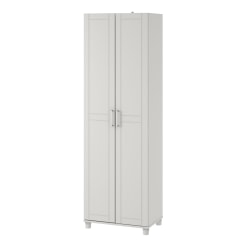 Ameriwood™ Home Callahan 24" Utility Storage Cabinet, 5 Shelves, White
