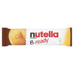 Nutella B-ready Crispy Wafer Bar with Hazelnut Spread Filling, 1.1 Oz, Total Qty 1