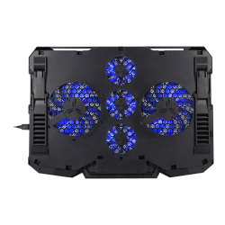 ENHANCE Cryogen - Notebook cooling pad - 17" - black with blue accents