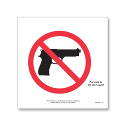 ComplyRight™ State Weapons Law Poster, English, District Of Columbia, 8-1/2" x 11"