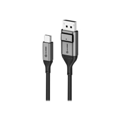 ALOGIC Ultra - DisplayPort cable - Mini DisplayPort (M) to DisplayPort (M) latched - DisplayPort 1.4 - 3.3 ft - 8K60Hz (7680 x 4320) support - space gray