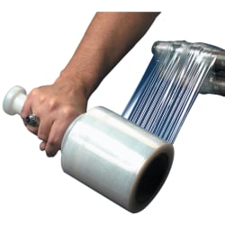 Partners Brand Narrow-Width Bundling Stretch Film With One Handle, 80 Gauge, 5" x 1000', Case Of 12