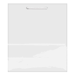 Amscan Glossy Paper Gift Bags, XL, White, Pack Of 4 Bags