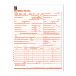 Adams® Health Insurance Claim Forms, 8 1/2" x 11", White, Pack Of 250