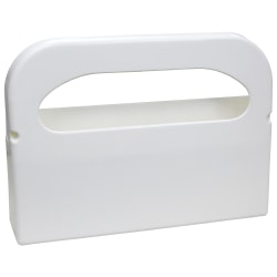 Hospeco Health Gards Half-Fold Polystyrene Toilet Seat Cover Dispensers, 11-1/2"H x 16"W x 3-1/4", White, Pack Of 2 Dispensers