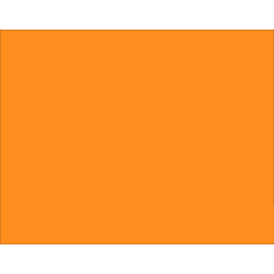 Imperial Cardstock, Neon Orange, Nonstandard (22" x 28"), 0.20 Lb, Pack Of 25 Sheets