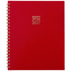 AT-A-GLANCE® Harmony Academic 2026-2027 Weekly Monthly Planner, Scarlet, Large, 8 1/2" x 11"