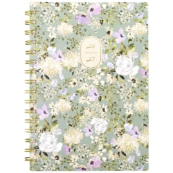 Leah Bisch™ for Mead Cambridge® Academic 2026-2027 Weekly Monthly Planner, Peony Field, Small, 5 1/2" x 8 1/2"