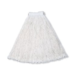 Rubbermaid Commercial Products 24 OZ Value Pro Cut-End Rayon Finish Wet Mop, 1" Headband, White