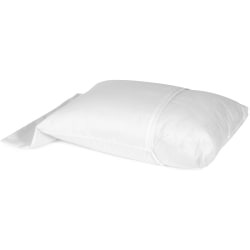 Manchester Mills Centex Pillow Protectors, King, 110GSM, White, Case Of 72 Protectors