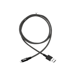 Tripp Lite Heavy Duty Lightning to USB Charging Cable Sync / Charge Apple iPhone iPad 3ft 3' - 1 x Lightning Male Proprietary Connector - MFI - Black, White