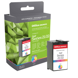 Office Depot® Remanufactured Tri-Color High-Yield Ink Cartridge Replacement For Dell™ 21, 22XL, ODD22CXL