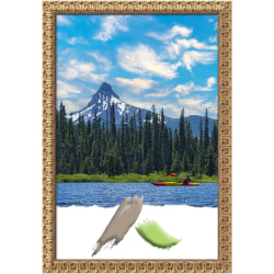 Amanti Art Florentine Gold Wood Picture Frame, 27" x 39", Matted For 24" x 36"