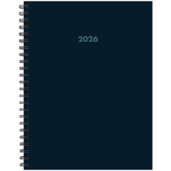 2026 Willow Creek Press Softcover Weekly/Monthly Planner, 6-1/2" x 8-1/2", Basic Blue, January To December, 57834
