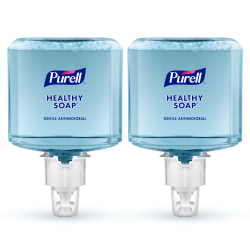 PURELL® Brand 0.5% BAK Antimicrobial HEALTHY SOAP® Foam ES6 Refill, Lightly Fragranced, 40.6 Oz, Pack of 2