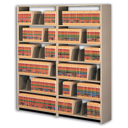 Tennsco Snap-Together Open Shelving Unit, Sand