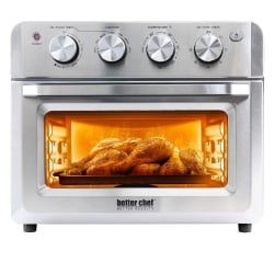 Better Chef Do-It-All Convection Air Fryer/Toaster/Broiler Oven, 20-Liter, Silver