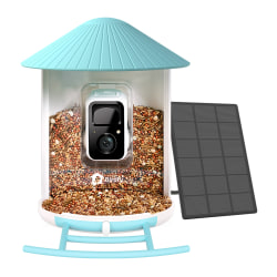 Birdfy® Feeder 1 AI-Enabled Smart Bird Feeder with Camera and Solar Panel, Blue