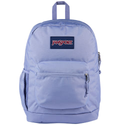 Jansport Cross Town Plus Backpack With 15" Laptop Pocket, 35% Recycled, Lavender Ash