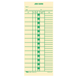 TOPS® Time Cards (Replaces Original Card L61), Job Card Form, 1-Sided, 9" x 3 1/2", Box Of 500