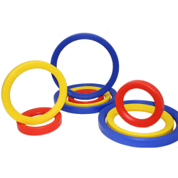 Educational Advantage Giant Activity Rings, Set Of 9