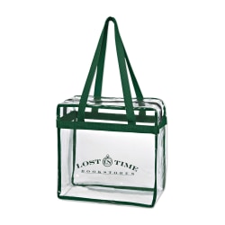 Custom Clear Tote Bag With Zipper, 12" x 12"