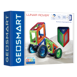 GeoSmart Lunar Rover Magnetic Construction Set, Assorted Colors, Set Of 30 Pieces