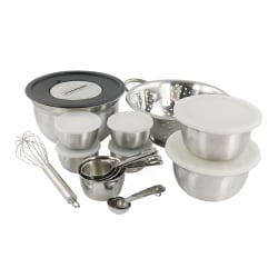 Oster Tobias All-In-One Cooking Tool Set, Silver, Set Of 24 Pieces