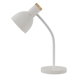 Realspace™ LED Desk Lamp, Adjustable, 18"H, White
