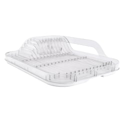 Better Houseware Dish Rack Set, 6-5/8"H x 12-1/4"W x 17-3/4"D, Clear