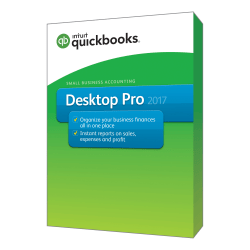 Intuit® QuickBooks® Desktop Pro 2017, Disc