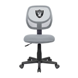 Imperial NFL Mesh Mid-Back Armless Task Chair, Las Vegas Raiders