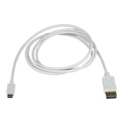 StarTech.com USB C To DisplayPort Cable, 6', White
