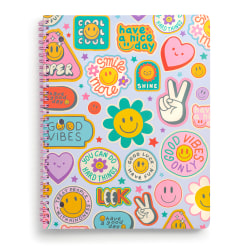 Eccolo BTS Spiral Notebook, 8-1/2" x 11", 1 Subject, College Rule, 80 Sheets, Multicolor, Total Qty 1