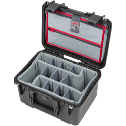 SKB Cases iSeries Protective Case With Deep Padded Dividers And Wheels, Black