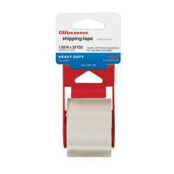 Office Depot® Brand Heavy-Duty Shipping Tape With Dispenser, 2" x 30 Yd., Clear