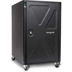 Kensington AC12 12-Bay Security Charging Cabinet - Cabinet unit (charge only) - for 12 devices - lockable - black