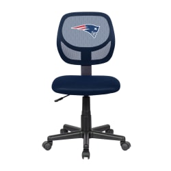 Imperial NFL Mesh Mid-Back Armless Task Chair, New England Patriots