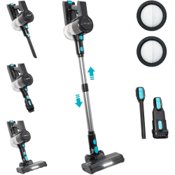 EyeVac Reach Cordless Stick Vacuum, Black, Total Qty 1