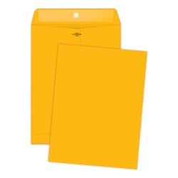 Quality Park® Envelopes, 10" x 13", Clasp Closure, Brown, Box Of 100, 37892