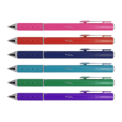 TUL® GL Series Retractable Gel Pen, Limited Edition, Medium Point, 0.7 mm, Assorted Barrel Color, Assorted Candy Ink