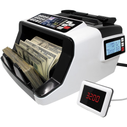 Nadex Coins V3600 Single Denomination Value Display Bill Counter - Counts 1000 bills/min