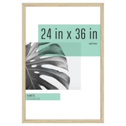 MCS Gallery Poster Frame, 24" x 36", Natural Woodgrain