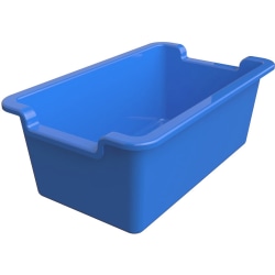 Deflecto Antimicrobial Rectangular Storage Bin - 5.06"x13.24"x 8.05" Depthle, Stackable