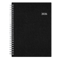 2026 Blue Sky Weekly/Monthly Planner, 5-7/8" x 8-5/8", Passages/Solid Black, January To December, 152940