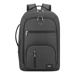Solo New York Bags Grand Travel TSA Backpack With 17.3" Laptop Pocket, Gray